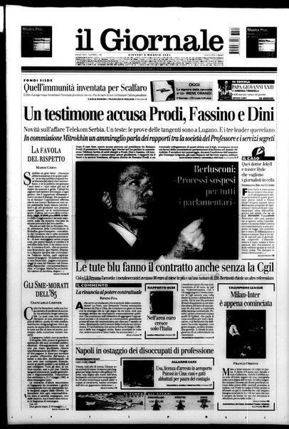 Il giornale : quotidiano del mattino